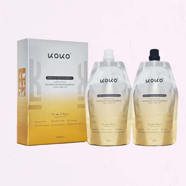 KOKO® Natural Black Hair Color Cream 7.0